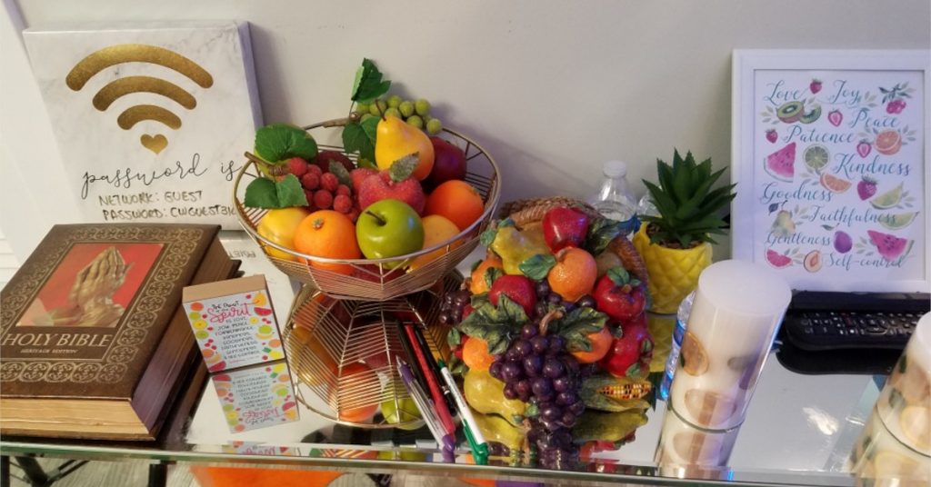 One of the set props on site during the filming of our FRUIT commercial.